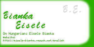 bianka eisele business card